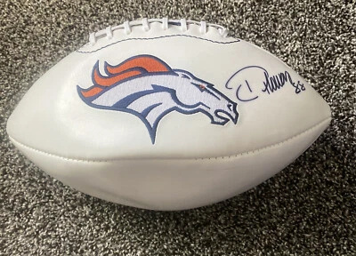 Demaryius Thomas Autographed Full Size Denver Broncos Logo Football JSA COA - Image 1 of 4