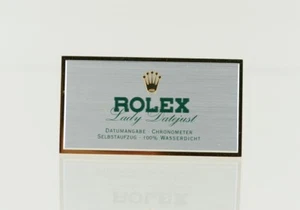 Rolex "Lady Datejust" Aufstellschild 8,5x4,5cm  - Picture 1 of 2