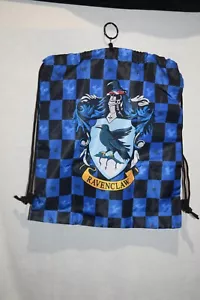 Harry Potter Ravensclaw Nylon Pull String Tote Coat of Arms Open Box - Picture 1 of 7
