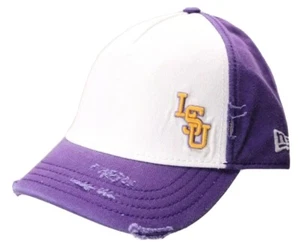 Sombrero New Era, LSU Estado de Louisiana, talla única para mujer se adapta al más ajustable, púrpura - Imagen 1 de 9