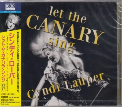 Cyndi Lauper NEW CD(BSCD2) "Let The Canary Sing" Japan Edition 6 Bonus Track OBI - Image 1 of 3