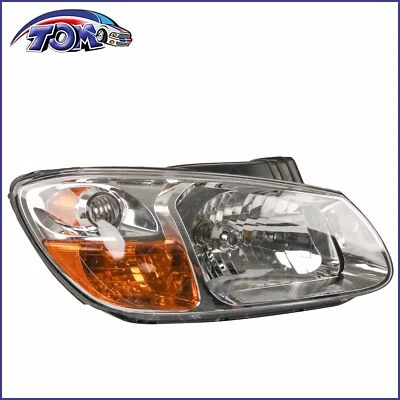 Headlamp Assembly For 2007-2009  Kia Spectra Right Clear Lens With Halogen Bulb - Image 1 of 4