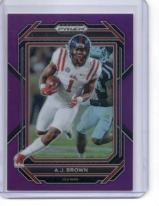 A.J. Selecciones de draft Panini Prizm marrón 2023 Prizm púrpura/75 - Imagen 1 de 3