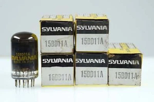 5 Vintage 15DB11A Sylvania Dissimilar Twin Triode Pentode Compactron Audio Vacu - Picture 1 of 1