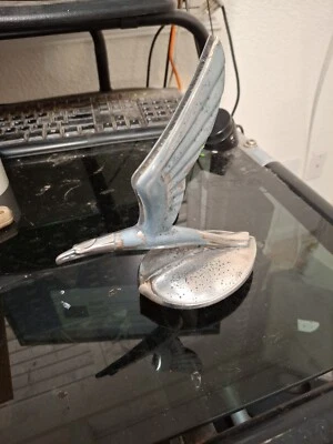 DE COLECCIÓN 1933 CHEVY MASTER EAGLE CAPÓ RADIADOR ADORNO EMBLEMA ORIGINAL Foto 1 de 4