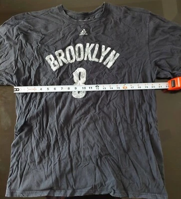 Camiseta Gris Adidas Brooklyn Nets Sixe XL Deron Williams Foto 1 de 4