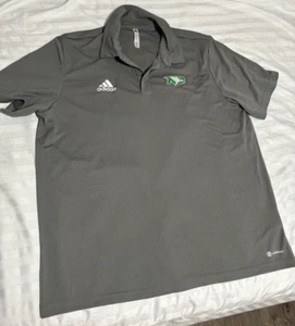 University of North Dakota Fighting Sioux Hawks Adidas SS Polo XL NCAA Aeroready - Foto 1 di 6