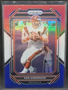 2022 Prizm #64 Ken Anderson Red White and Blue Bengals - Picture 1 of 2