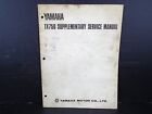 Genuine Vintage - Yamaha - Tx750 Supplementary Service Manual (19 Pages) - '72