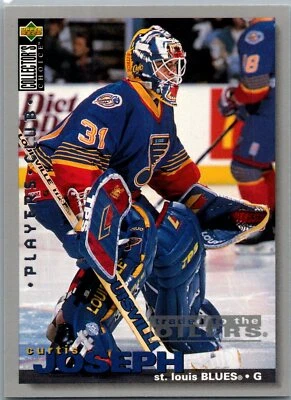1995-96 Collector's Choice #291 Curtis Joseph Player's Club - Image 1 of 2