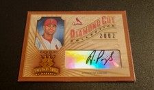 2002 Donruss Diamond Kings Albert Pujols Diamond Cut Auto #029/200 Cardinals 