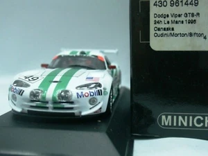 WOW EXTREMELY RARE Dodge Viper GTS-R Chrysler #49 Le Mans 1996 1:43 Minichamps - Picture 1 of 3