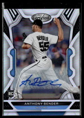 2022 Panini Chronicles Certified Autographs Anthony Bender Rookie Auto Miami - Image 1 of 2