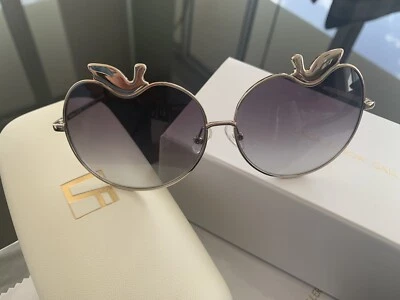 Gafas de sol Linda Farrow Markus Lupfer oro manzana gris degradado JAPÓN ML12C Foto 1 de 4