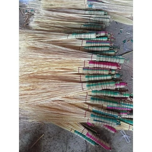 Natural Coconut Broom Stick | Eco-Friendly Traditional Broom | Handmade 5pcs - Image 1 of 4