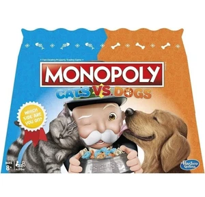 Hasbro Monopoly Cats vs. Dogs Board Game Brand NEW 2018 Parker Brothers - Picture 1 of 2