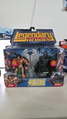 2007 ToyBiz Legendary Comic Book Heroes Conan the Barbarian Wrarrl pacote com 2 NOVO - Imagem 1 de 4