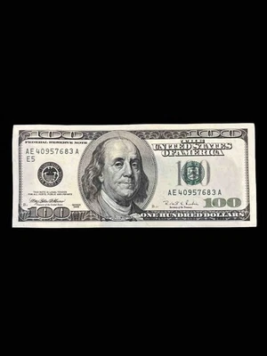 $100 Bill – Series 1996 – Lightly Circulated Collector’s Note - Image 1 of 2