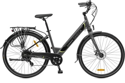 ARGENTO Omega Bicicletta Elettrica 20" Alluminio 70km Autonomia Batteria Litio - Immagine 1 di 4