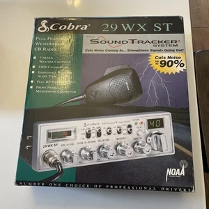 Cobra 29 WX NW ST SOUND TRACKER 40 CH CB-Funkgerät mit Mikrofon und Box. - Bild 1 von 5