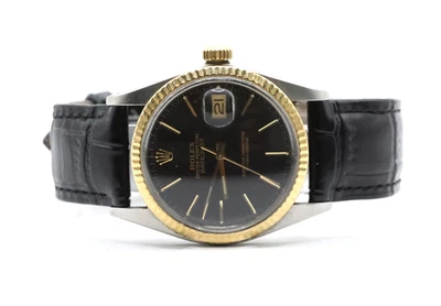 1984 Vintage Rolex Datejust 16013 Men's 36mm Black Dial READ DISCRIPTION WI451 - Image 1 of 4