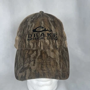 Drake Waterfowl Systems Camo Mesh Adult Adjustable Cap Hat Mossy Oak - Picture 1 of 8