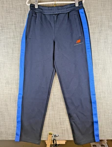 Gr. M - New Balance Hoops Classic Court Jogginghose blau Snap-Up Knöchel - Bild 1 von 9
