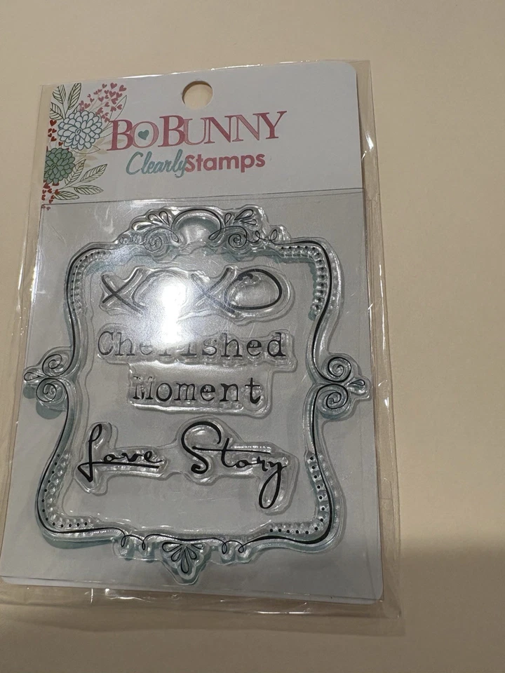 BoBunny Clearly Stamps SC870 Cherished 5 pcs.  - Image 1 of 2