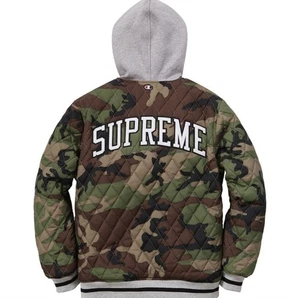 Supreme x Champion Hooded Jacket, Red Color, Size L - Picture 1 of 9
