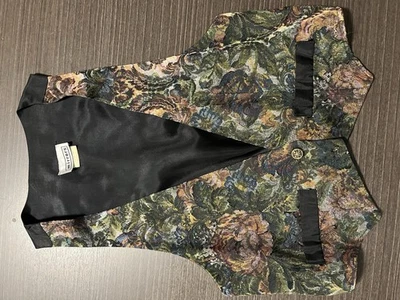 Chaleco Floral Vintage Bordado Espejos Foto 1 de 4