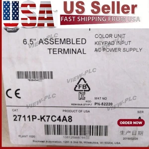 NEW 2711P-K7C4A8 AB PanelView Plus Terminal 2711P-K7C4A8 US Free Tax - Picture 1 of 2