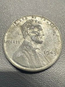 1943 NO MINT MARK Lincoln Cent Steel Penny US Coin War - Picture 1 of 7