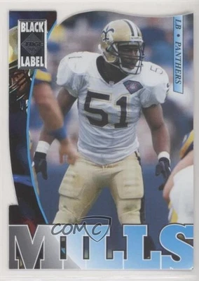 1995 年 Collector's Edge 黑色标签银色模切 Sam Mills #28 dt9 — 第 1/3 张图片