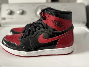 Air Jordan 1 High OG Retro Patent Bred Size 10.5 - Picture 1 of 5