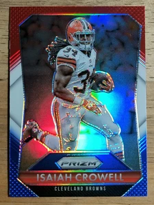 2015 Panini Prizm Prizms Red White and Blue #74 Isaiah Crowell - Foto 1 di 2