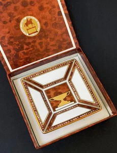RICHARD GINORI JUBILEO 2000 COLECCIÓN COPPA ROMA PLATO EN CAJA DISEÑADOR ITALIANO - Imagen 1 de 11