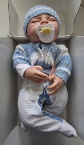 Paradise Galleries Treasury Collection 18" Realistic Vinyl Baby Boy Joshua Doll - Picture 1 of 17