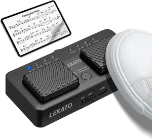 LEKATO Wireless Page Turner Bluetooth Page Turner Pedal with Compact Design Sile - Picture 1 of 7
