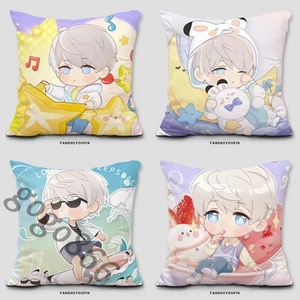Cojín rectangular almohada cojín trasero dibujos animados amor y espacio profundo - Imagen 1 de 9