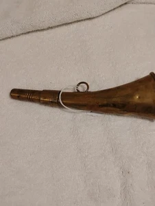 Vintage Brass Fox Hunting Horn Chinese Hallmarked (09) - Picture 1 of 3