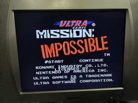 Mission: Impossible w/Manual (Nintendo Entertainment System, NES 1990)