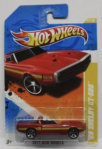 2012 HOT WHEELS NEW MODEL 1969 SHELBY GT 500 21/50 RED  - Picture 1 of 2