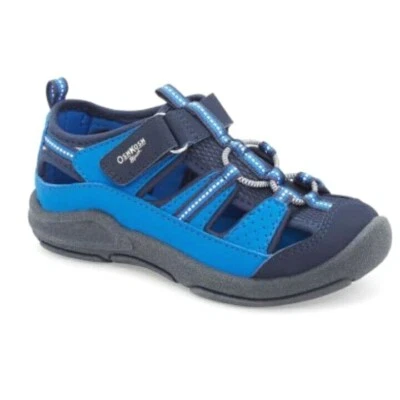 OshKosh B'Gosh TODDLER BOYS EVERPLAY SANDALS BLUE, RED, GREEN 5 6 7 8 9 10 11 12 - Image 1 of 4