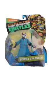 Playmates 2017 Sensei Splinter Teenage Mutant Ninja Turtles RARE BLUE OUTFIT - Picture 1 of 2
