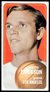 1970-71 1970-71 Topps Basketball Keith Erickson Los Angeles Lakers #38 ...