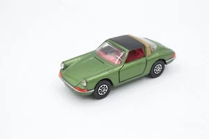 Corgi 382 Porsche Targa 911S Metallic Green Whizzwheels 1971, Interior Red, Rare - Picture 1 of 6