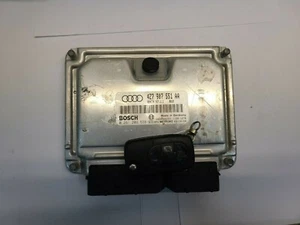 03-04 AUDI A6 2.7L ECM MÓDULO DE CONTROL DEL MOTOR CON LLAVE OEM 4Z7 907 551 AA - Imagen 1 de 5