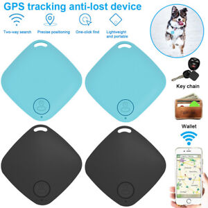 2/4-Pack GPS Tracker Wireless Bluetooth Anti-Lost Wallet Key Pet Locator Finder
