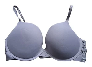 Kensie Size 38 C Grey Padded Bra With Underwire/Adjustable Straps  New No Tags - Picture 1 of 6