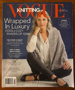 VOGUE KNITTING MAGAZINE - FALL 2017 - Guide to Needles, Stripes, Layers, Fashion - Foto 1 di 1